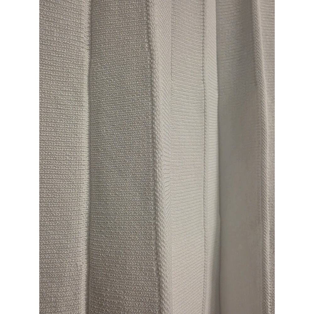 NWT 1X White Pleated Knit Skirt Unlined A New Day - Picture 3 of 6